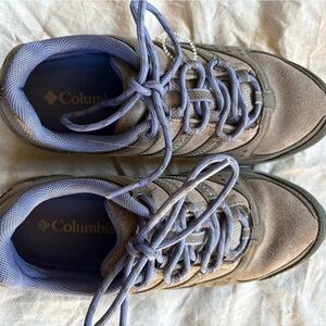 Columbia Light Gray and Lavender Hike Shoes